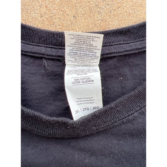 Snap-On Mens 2XL Black Graphic T-Shirt Vintage Steel Ill Be Back Muscle Car D4 - Picture 3 of 5